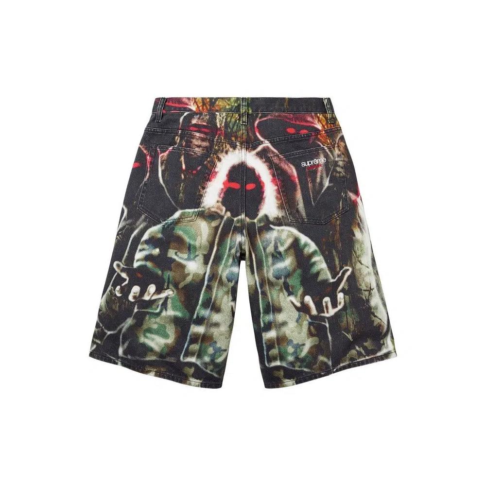 Шорты Supreme Shadows Baggy Denim Short 'Multicolor' 2