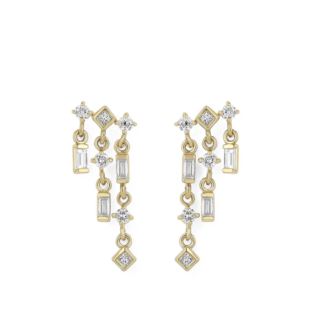 linked waterfall diamond earrings 1