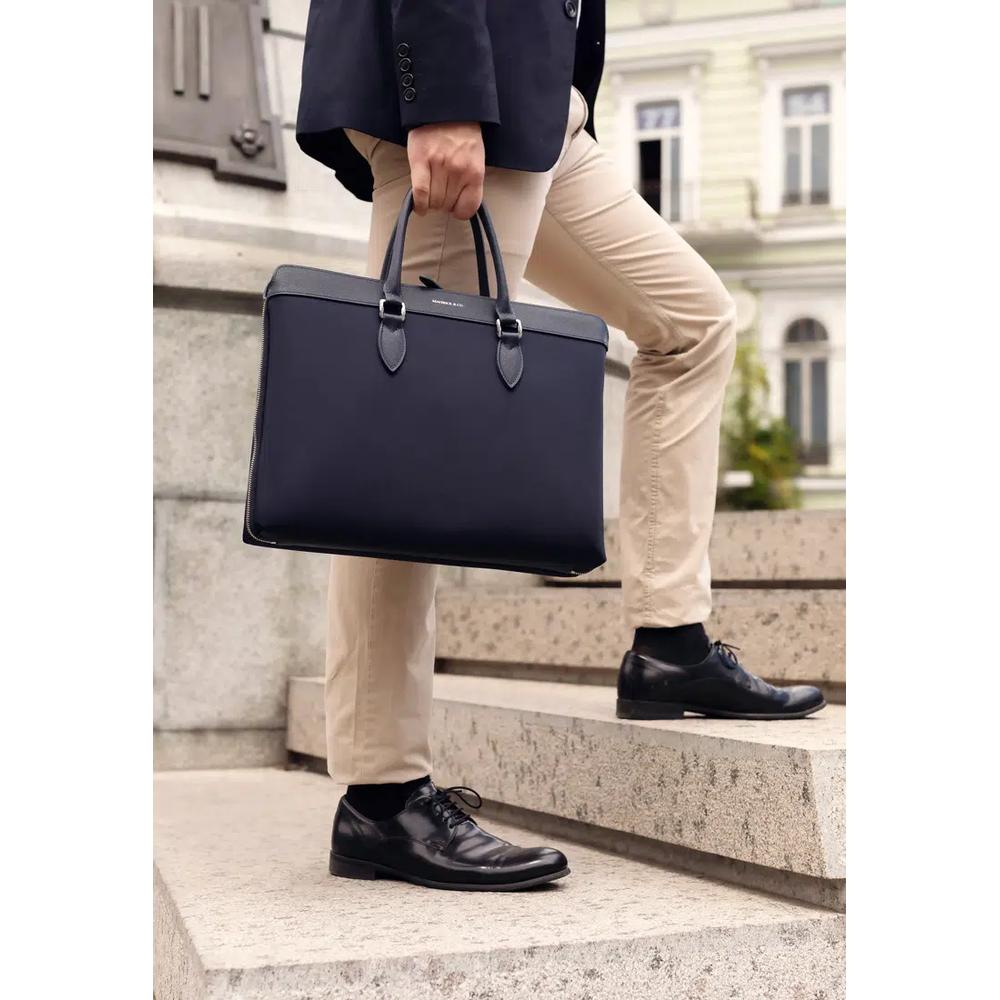 Alpha Leather-Trimmed портфель для ноутбука 8