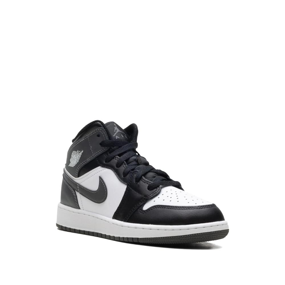 Кроссовки Air Jordan 1 Mid Black/ Iron Grey/ White 2