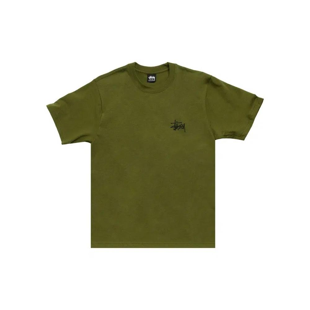 Футболка с коротким рукавом Stussy Basic Stüssy Tee 'Olive' 1