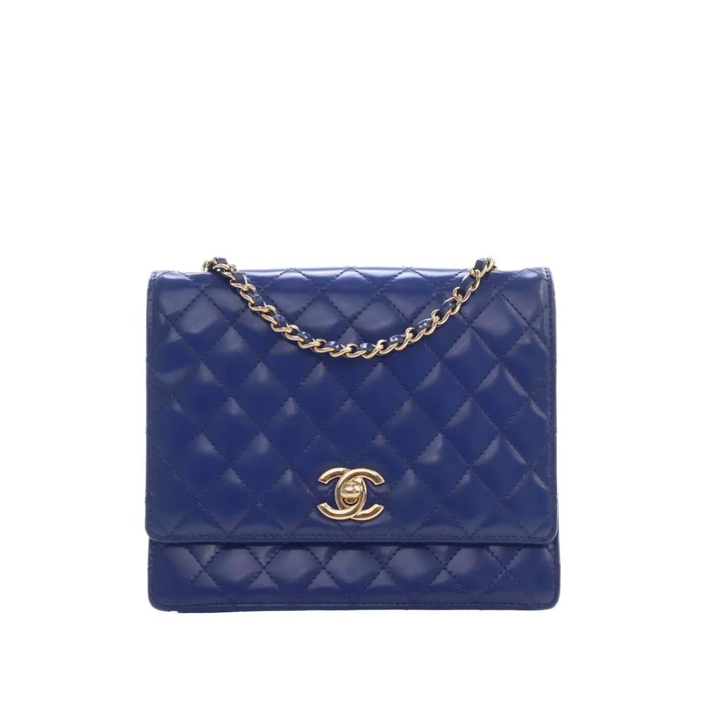 Сумка через плечо Quilted Patent Square Flap с логотипом CC (2011 год) 1