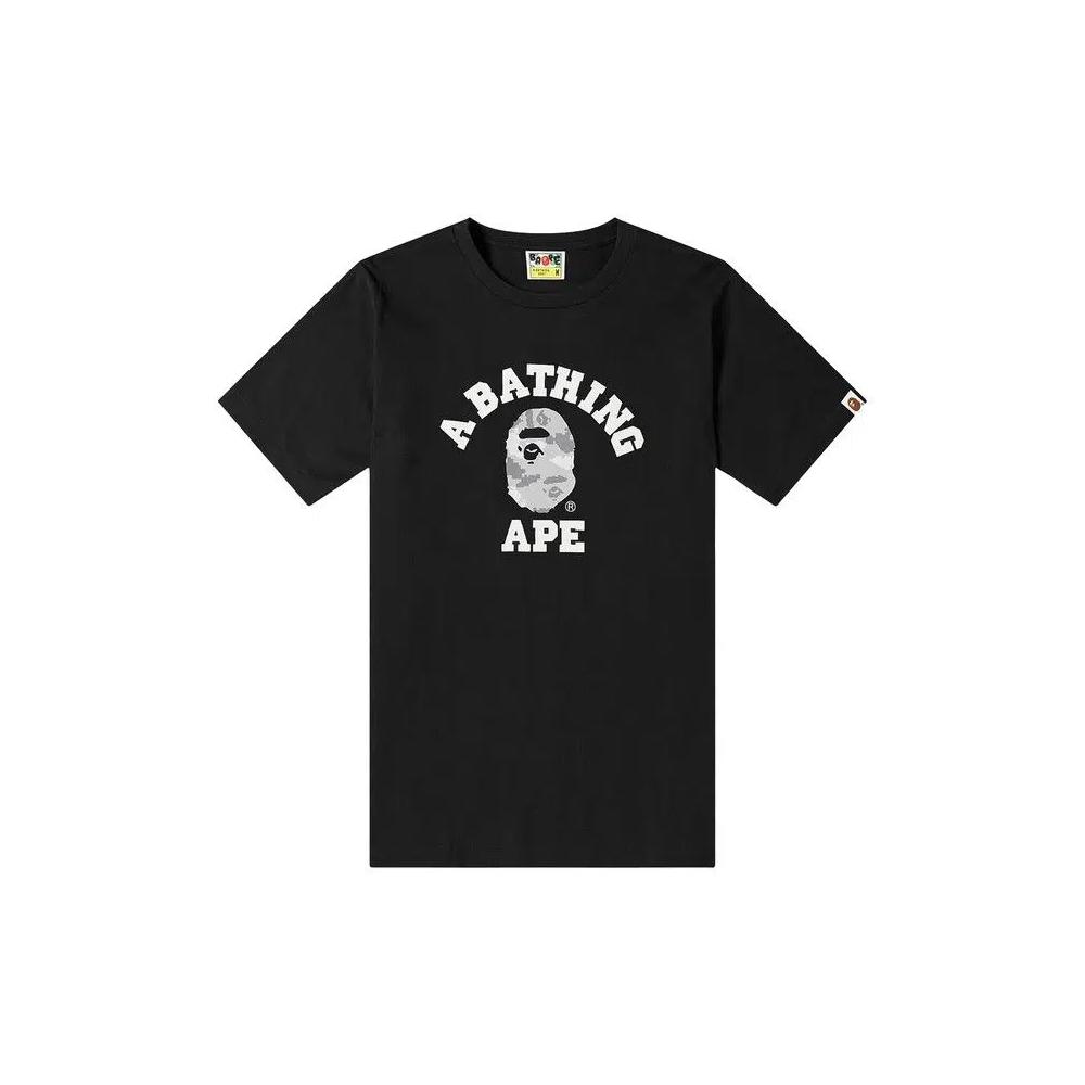 Футболка BAPE Digital Camo College Tee «Black/Gray» 2