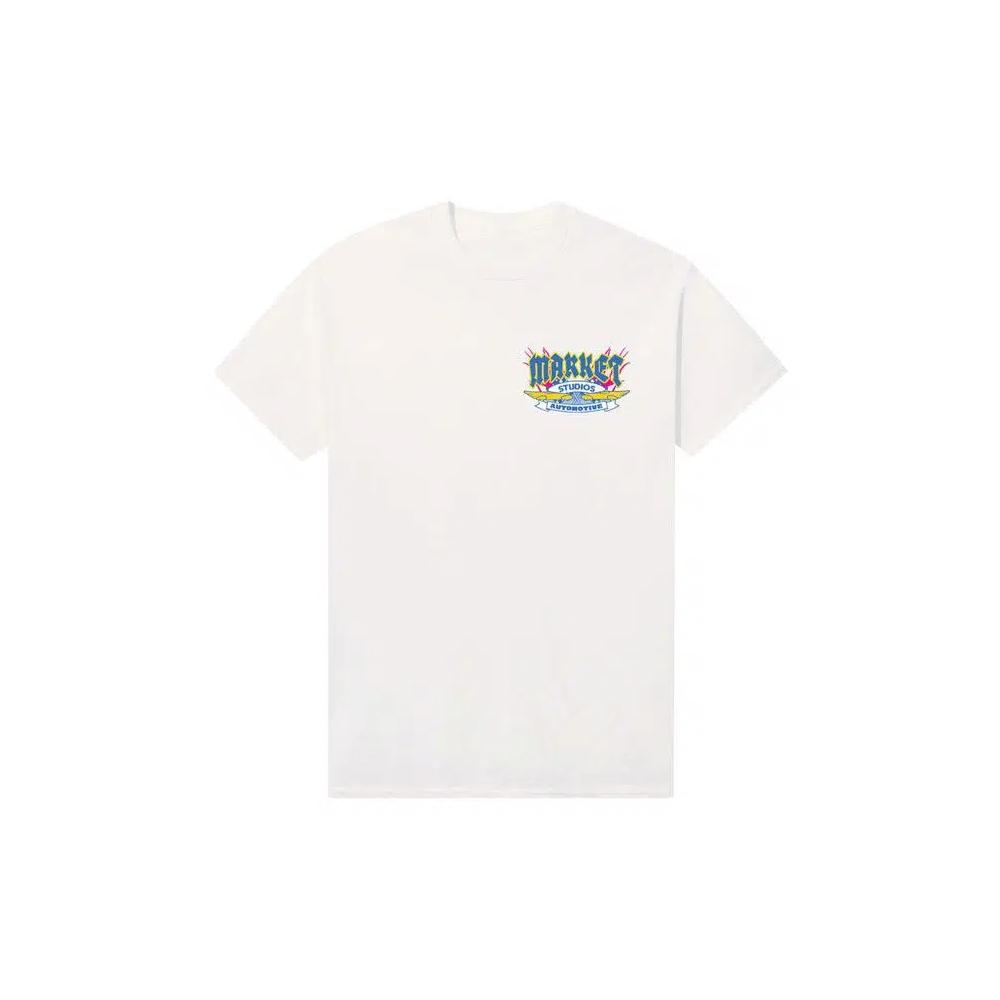Топы Tops Market V12 Open End Jersey Knit Tee 'Белый' 1