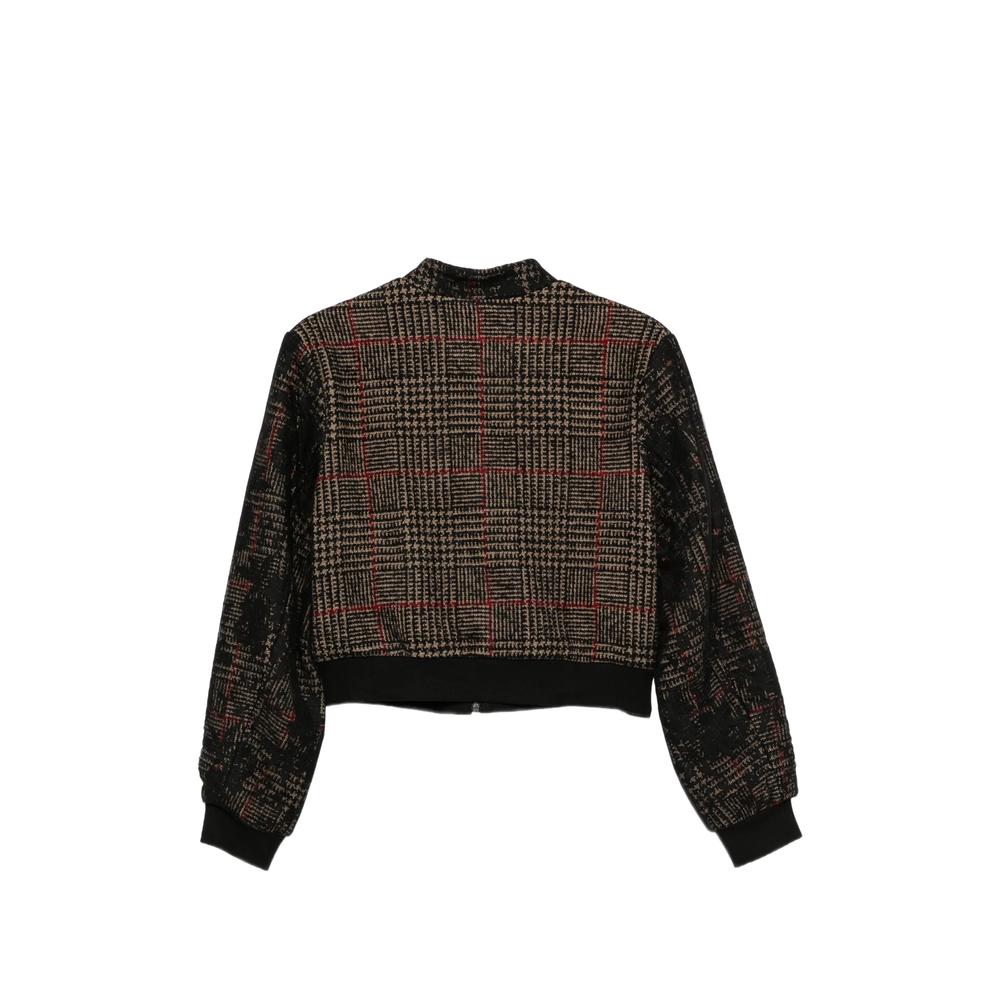 Prince of Wales check bomber jacket 2