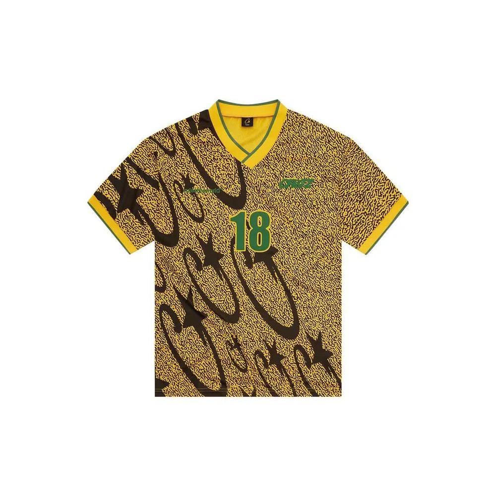 Джерси Corteiz Carni Stellations Football Jersey 'Yellow' 1