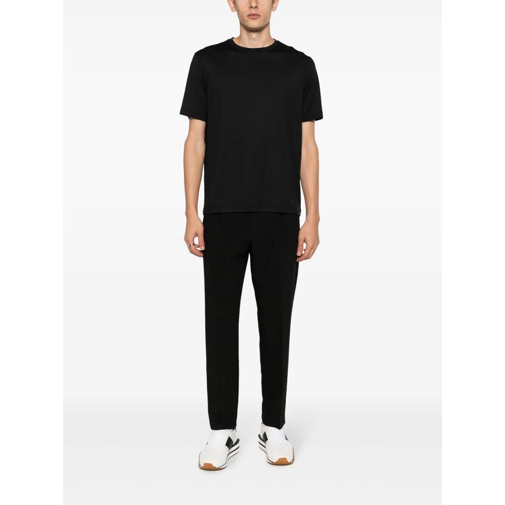 logo-embroidered crew-neck T-shirt 2
