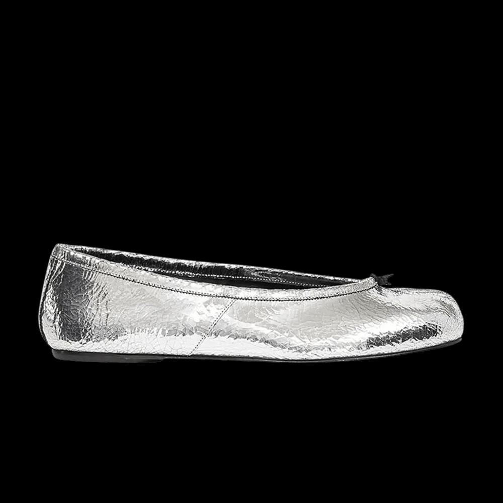 Кроссовки Wmns Maison Margiela Tabi Ballerina Flat 'Битое зеркало серебро' 1
