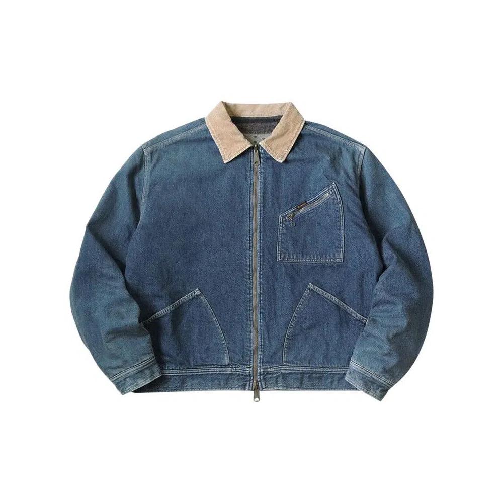 Джинсовые куртки Kapital Denim Bone Lining Reversible Zip Up Work Jacket 'Indigo' 1