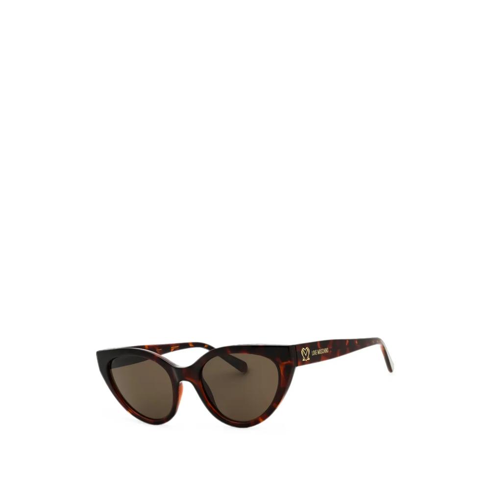 tortoiseshell-effect cat-eye-frame sunglasses 2