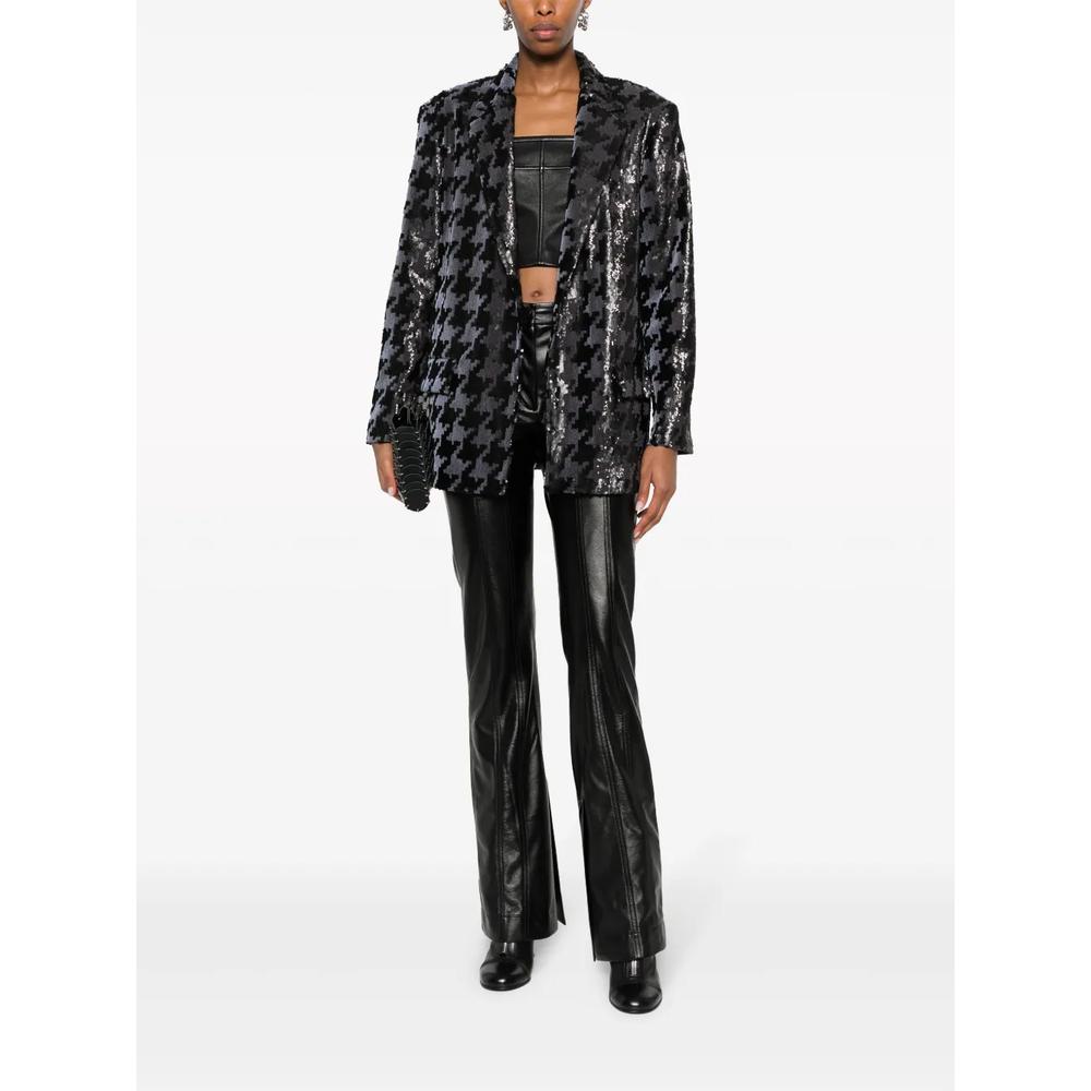 dogtooth-print sequinned blazer 2