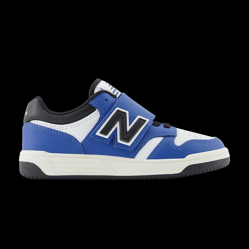 Кроссовки New Balance 480 Hook & Loop Little Kid Wide 'Blue Agate' 1