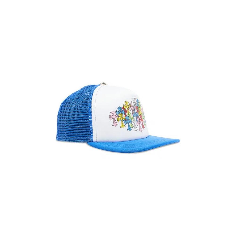 Бейсболка Chrome Hearts Multicolor Cross 'Синий/Белый' 2
