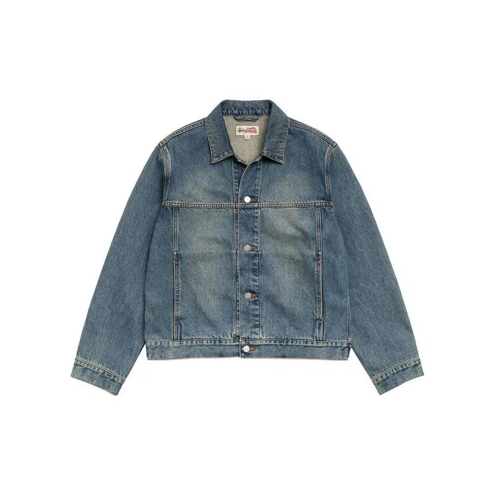 Джинсовые куртки Stussy Trucker Jacket Denim «Vintage Mid Wash» 1