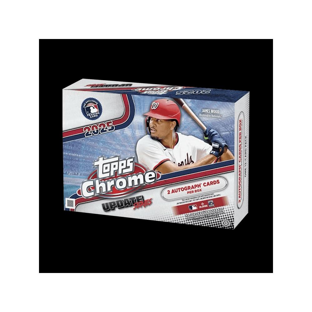 Спортивные карточки 2025 Topps Chrome Update Series Breaker's Delight Box 1