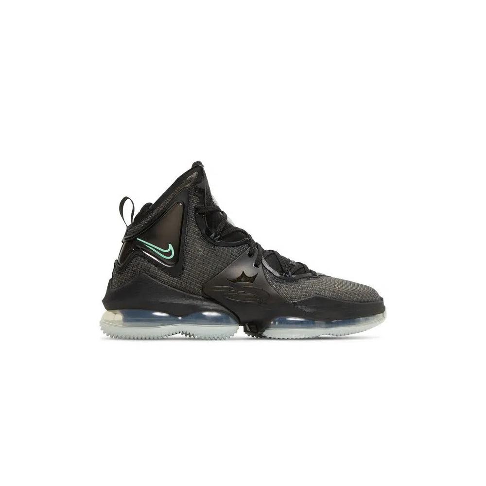 Кроссовки Nike LeBron 19 «Black Green Glow» 1
