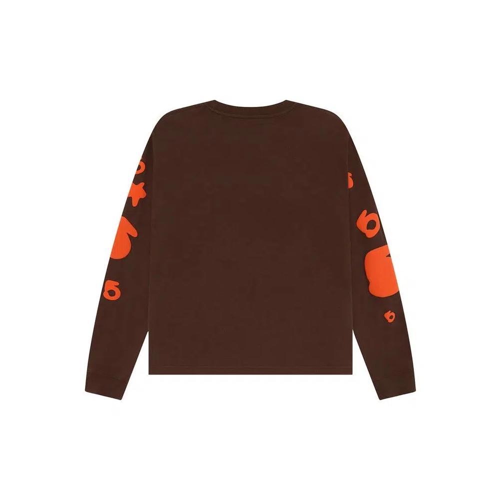 Топ Sp5der Beluga Long-Sleeve HW Tee 'Brown' 2