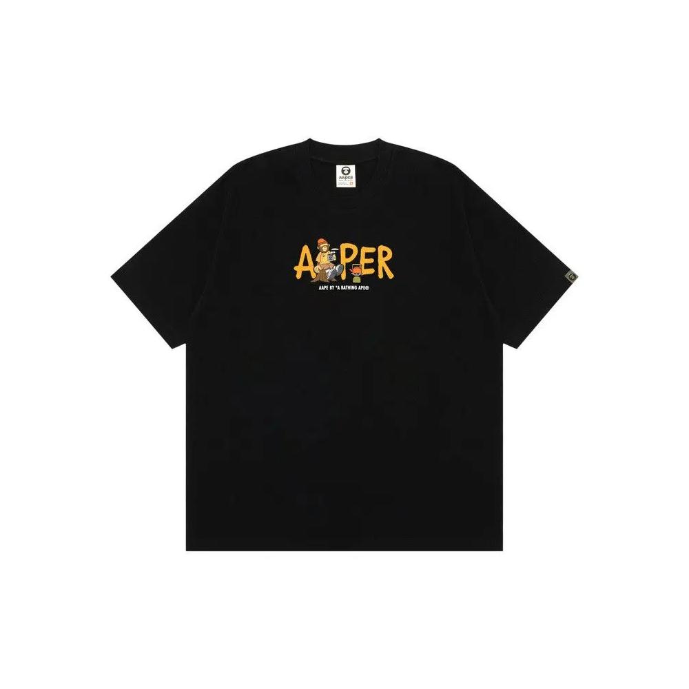 Футболка AAPE r Tee 'Черный' 1