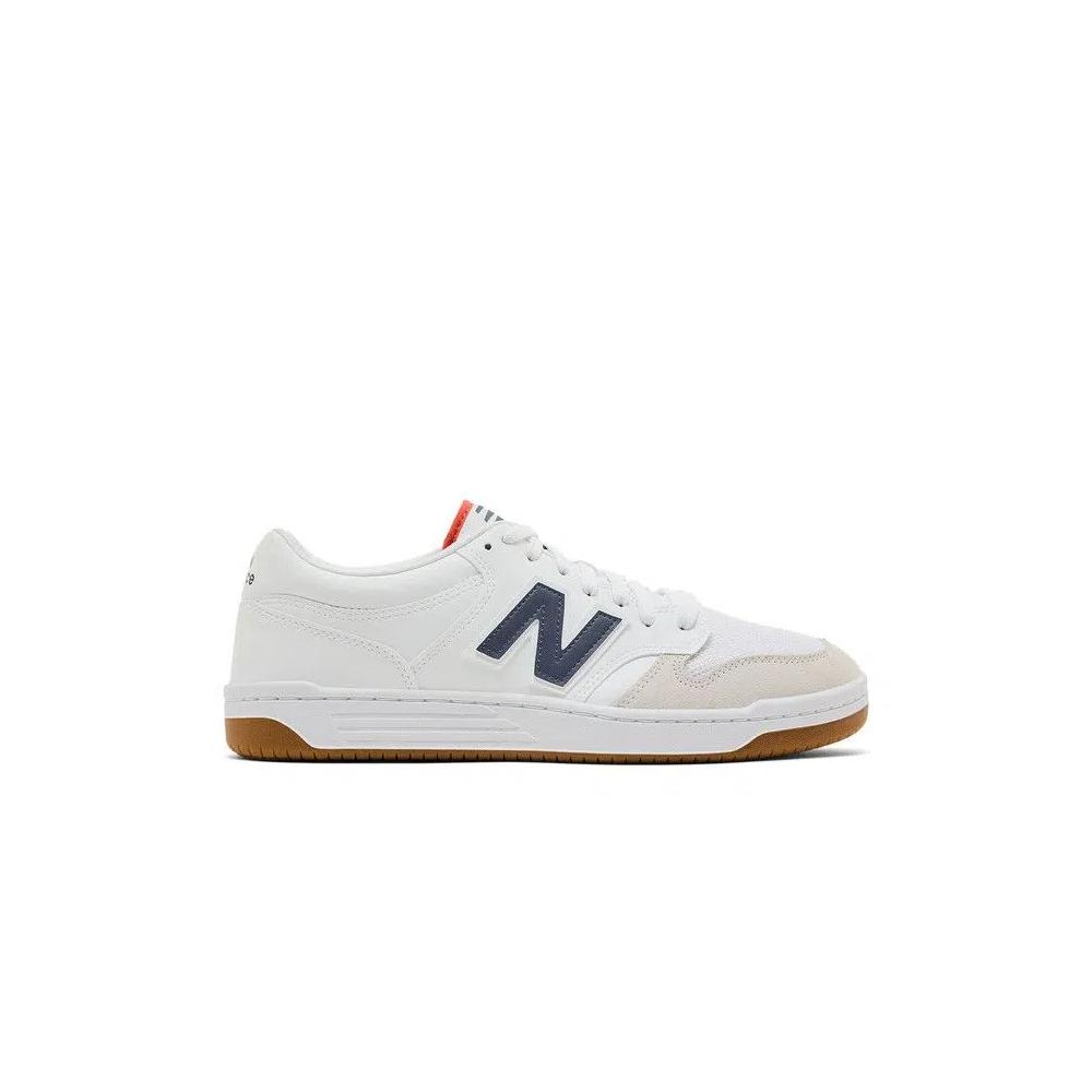 Кроссовки New Balance 480 'White Dark Arctic Grey Gulf Red' 1