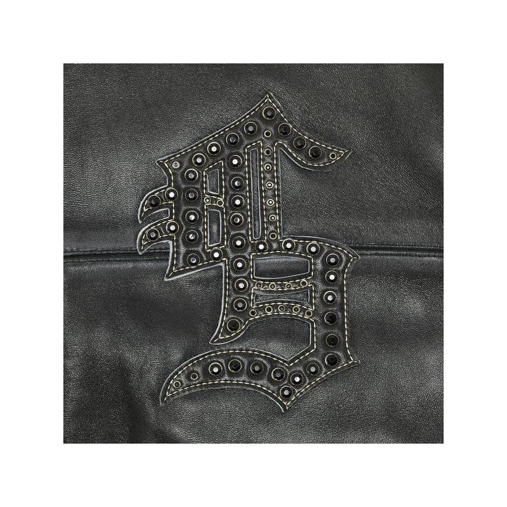 Кожаные куртки Supreme Gem Studded Leather Jacket 'Black' 3
