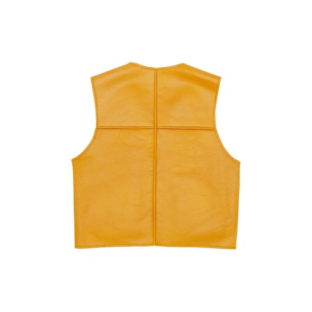 Жилеты Supreme Reversible Faux Shearling Work Vest 'Yellow' 2