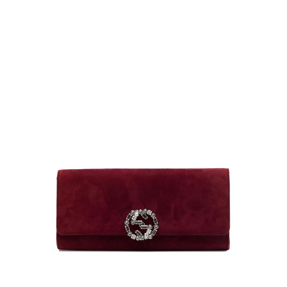 2016-2026 Suede Crystals Broadway clutch bag 1