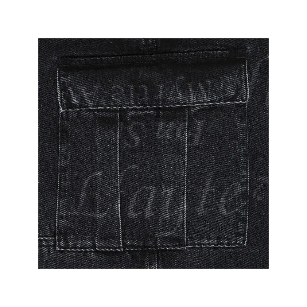 Карго-брюки Supreme x Martine Rose Denim Cargo Pant 'Вымытый черный' 3