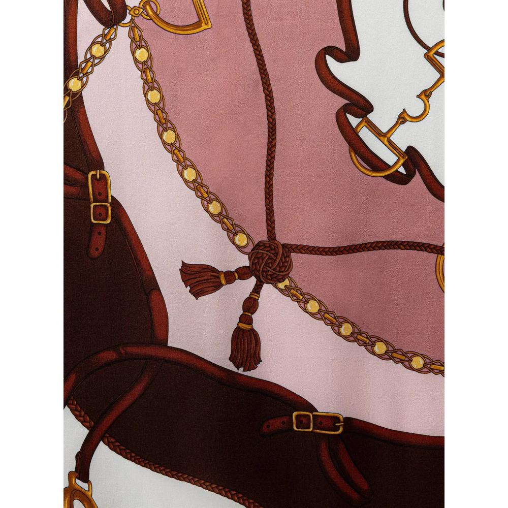 Roboamo equestrian-print square scarf 4