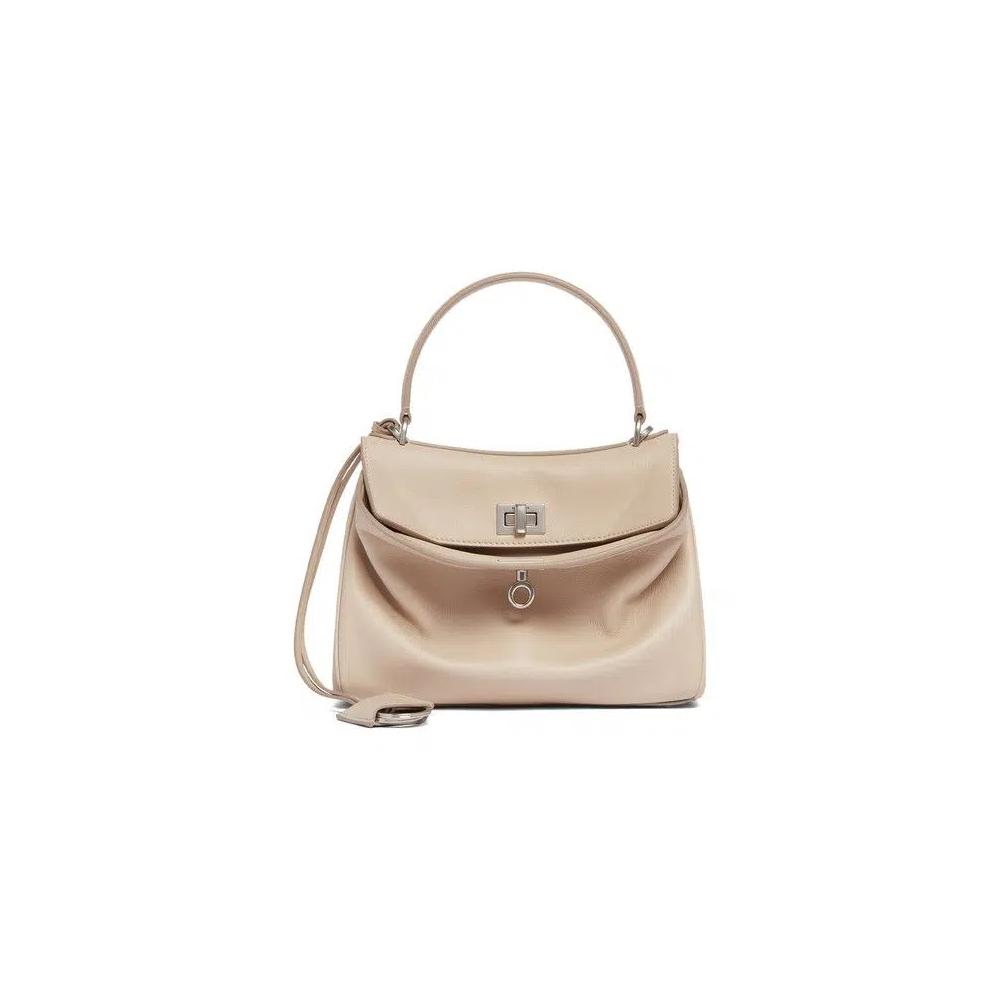 Сумки через плечо Balenciaga Rodeo Mini Handbag 'Миндаль' 1