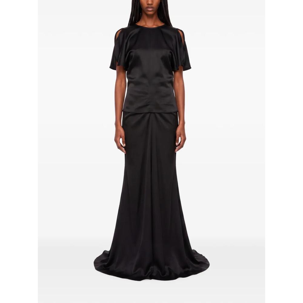 Bela cut-out flutter-sleeve top 2