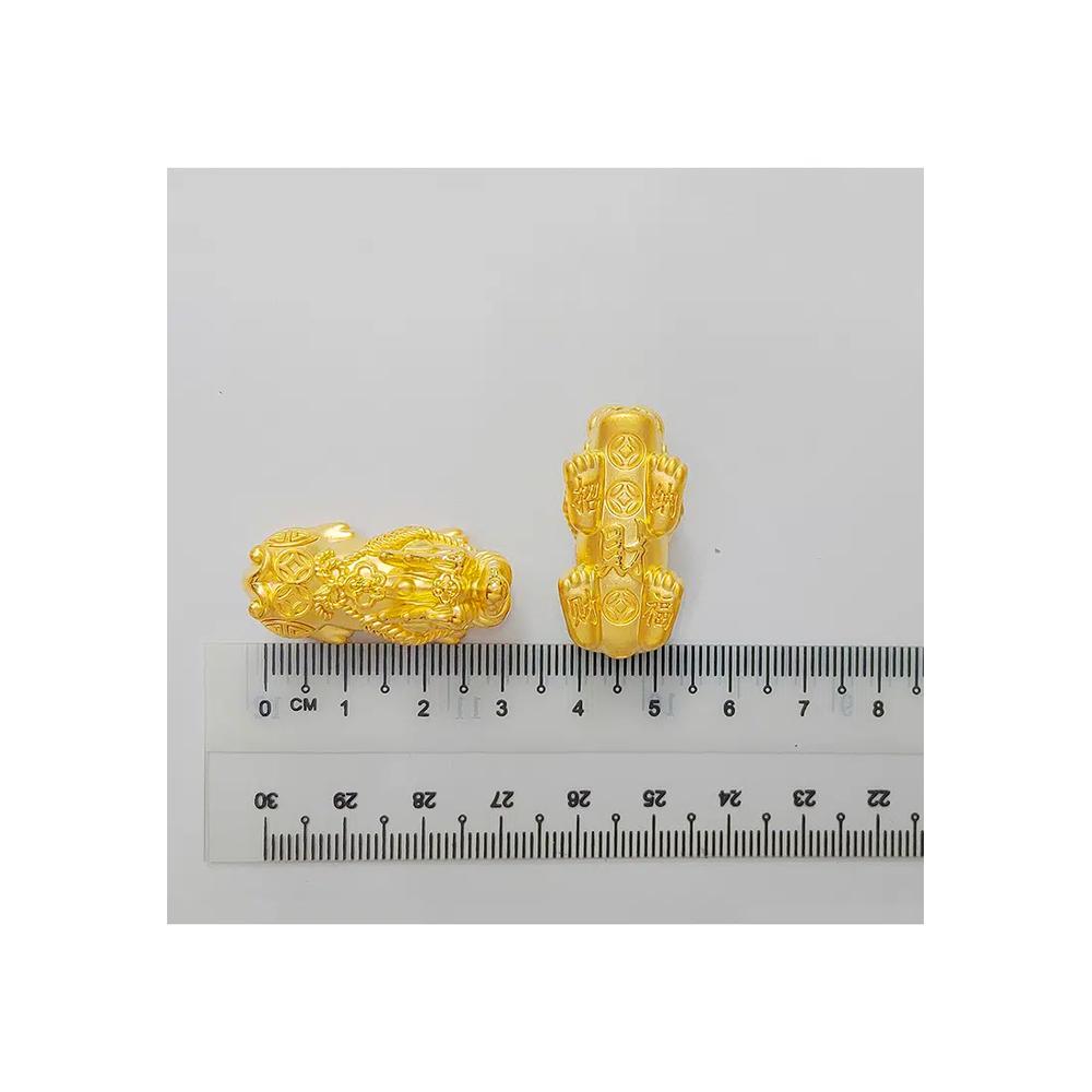 999.9/24K Чистое золото 3D подвеска Пиксиу (4,25 г ±) 5