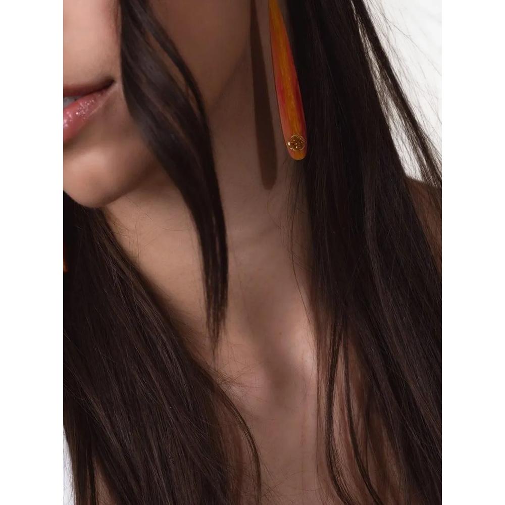 Серьги Citrine Bakelite 2