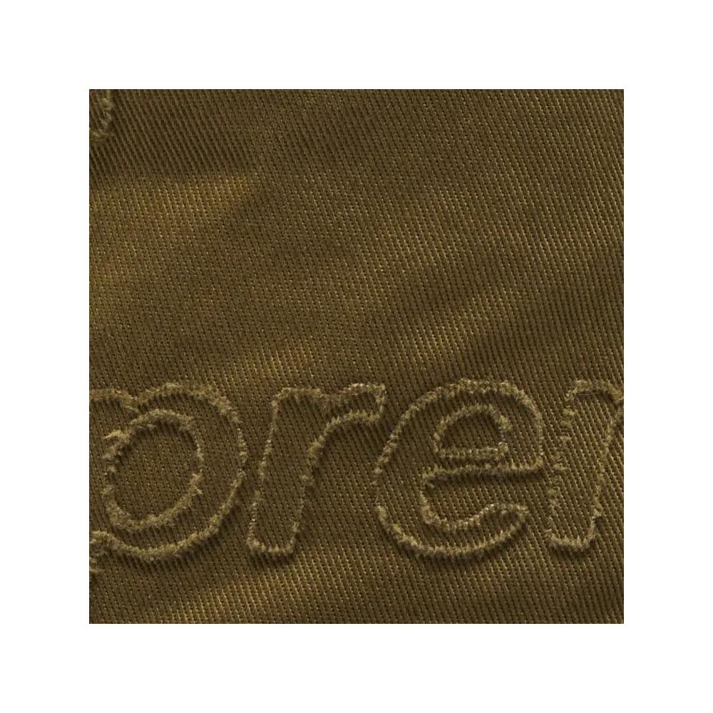 Шапки Supreme Lasered Twill Crusher 'Olive' 3