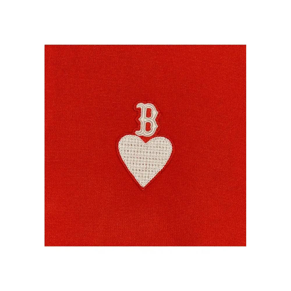 ЖЕНСКИЙ ПОЛУВЕР С МОЛНИЕЙ И СЕРДЦЕМ BOSTON RED SOX 5