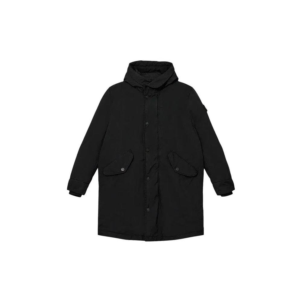 Верхняя одежда Stone Island Куртка-блузон Vera Piuma с натуральным пухом 'Черный' 1