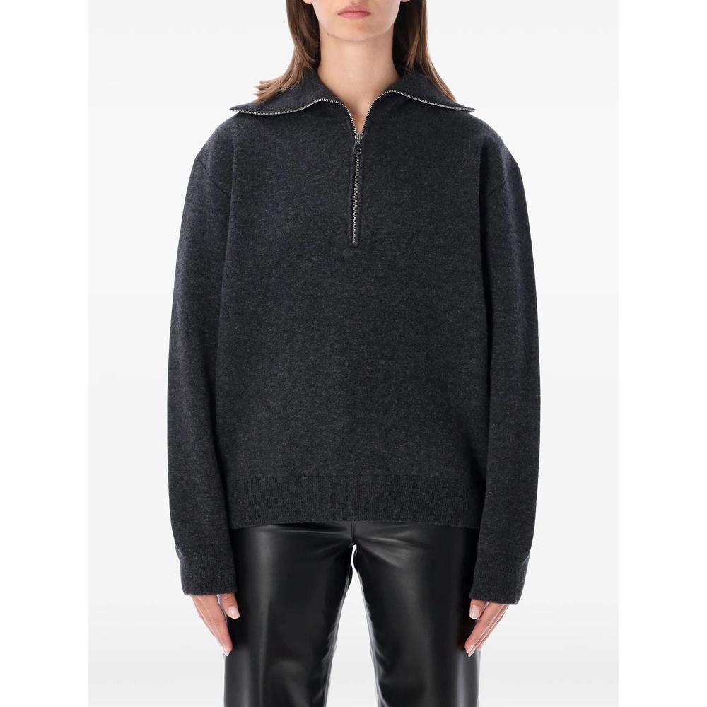 quarter-zip knitted sweatshirt 1