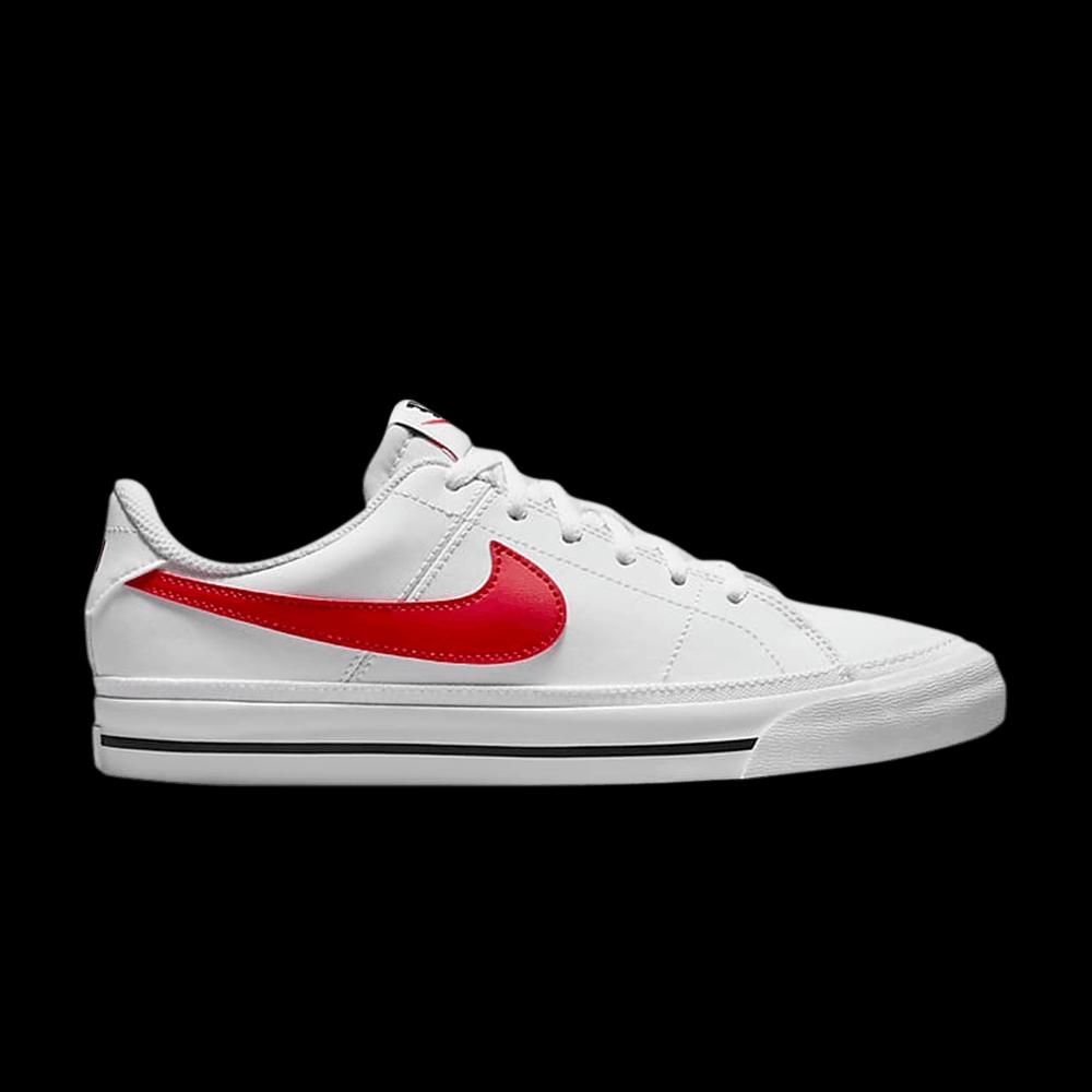 Кроссовки Nike Court Legacy GS 'White University Red' 1