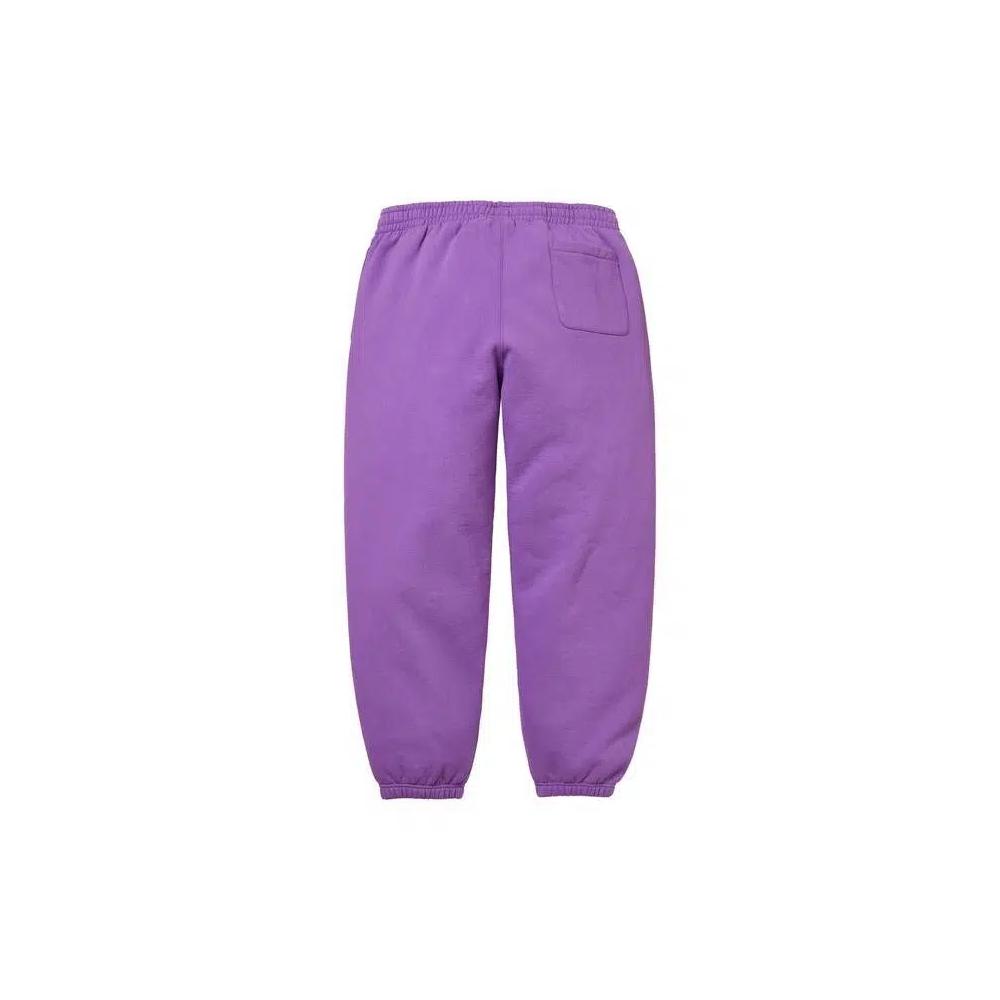 Штаны Supreme Satin Appliqué Sweatpant 'Violet' 2