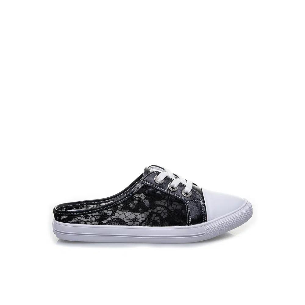 Удобные кожаные slip-ons с кружевной строчкой RX9917 1