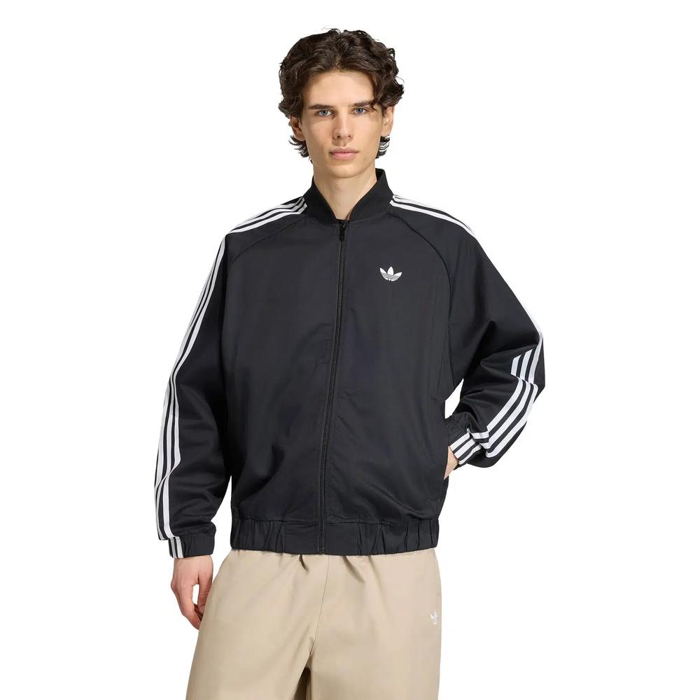 Лайфстайл SST ADICOLOR CLASSICS КОТТОН ТВИЛ ТРЕК ТОП мужской черный KR1371 4