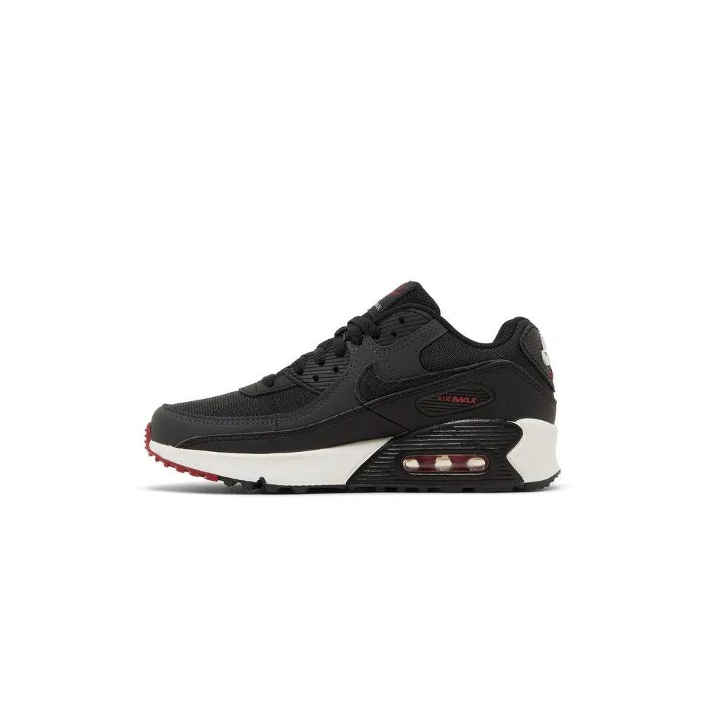 Кроссовки Nike Air Max 90 Leather GS 'Anthracite Team Red' 3