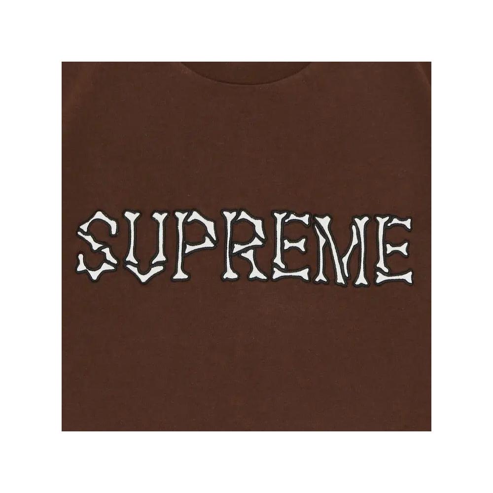 Футболки Supreme Bones Короткий рукав 'Коричневый' 3