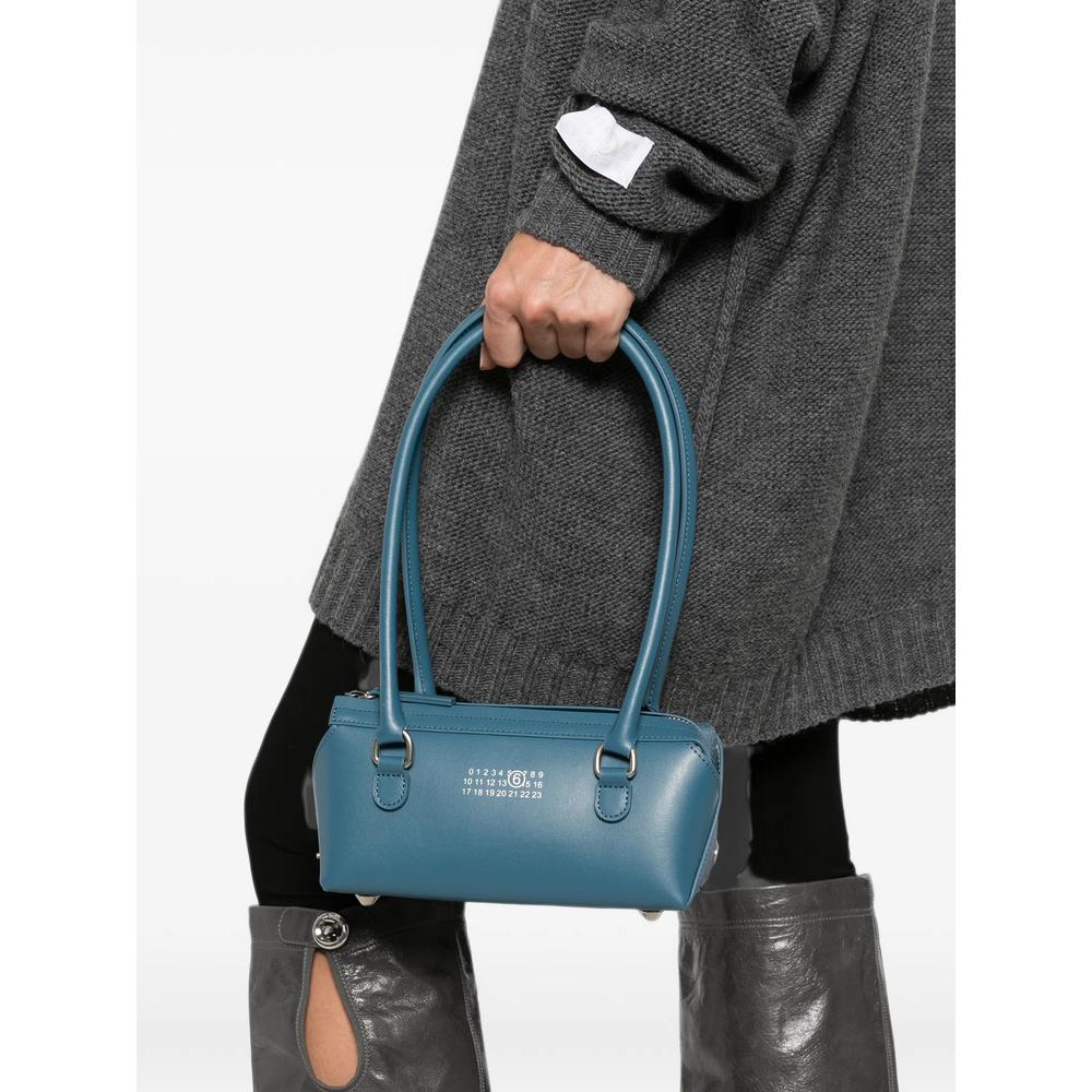 mini Bauletto logo-print leather shoulder bag 2