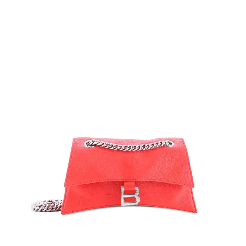 Crush Chain Flap Bag Leather Small crossbody bag 1
