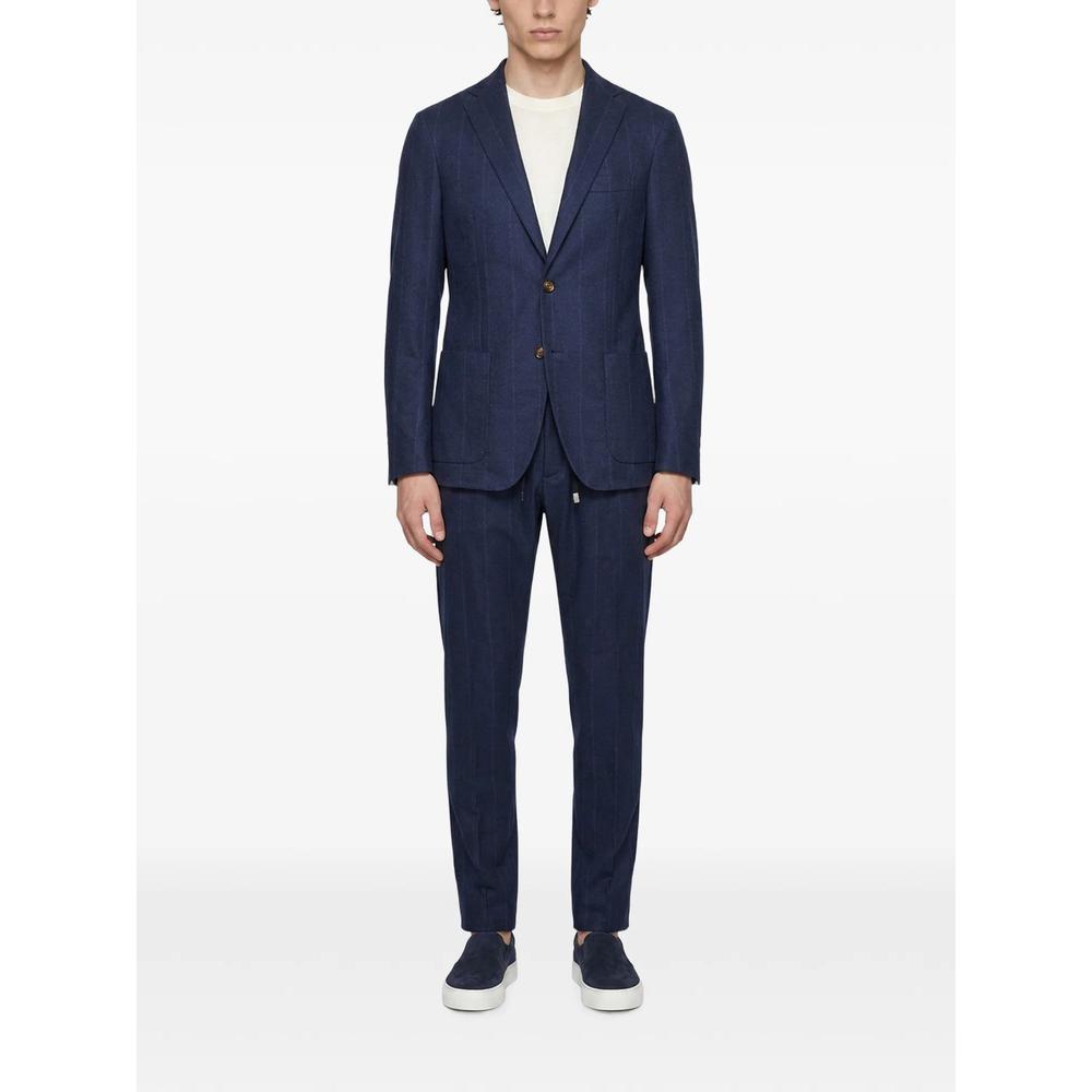 pinstripe-pattern suit 2
