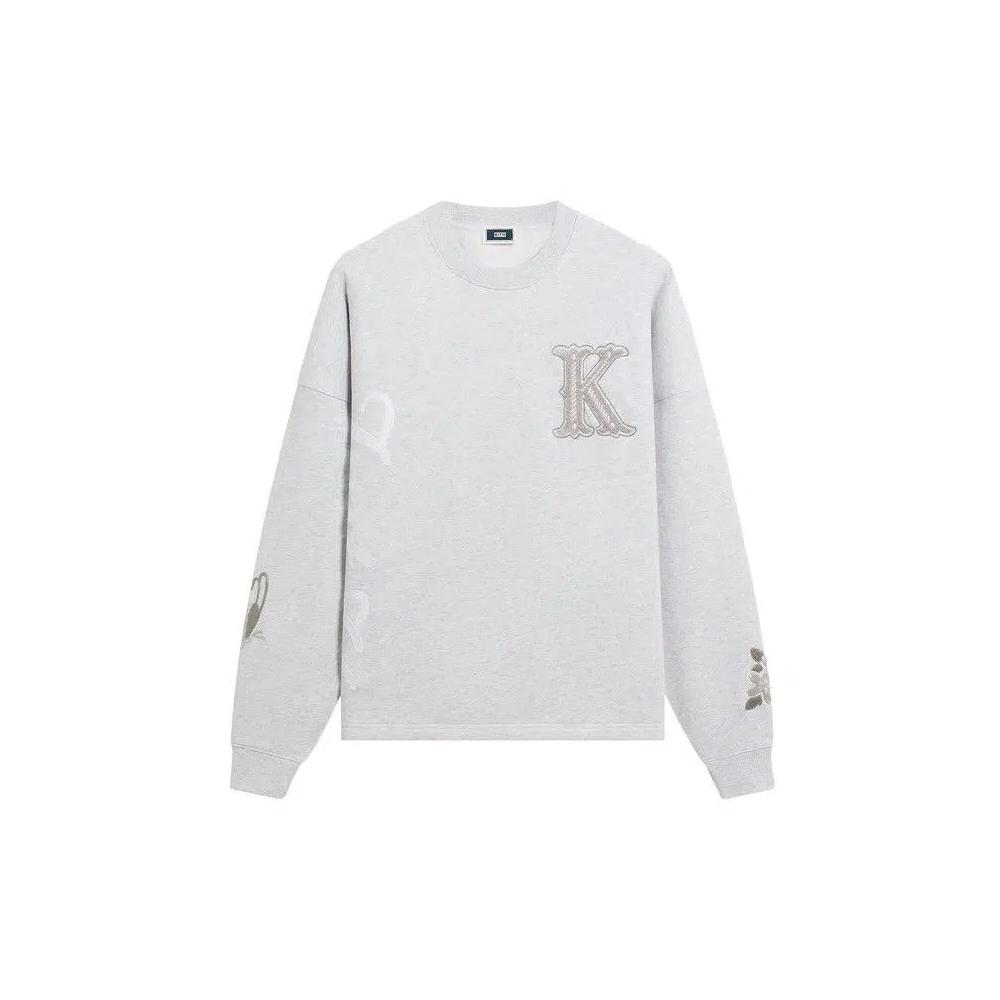 Свитшоты Kith Varsity Lawson Crewneck 'Light Heather Grey' 1