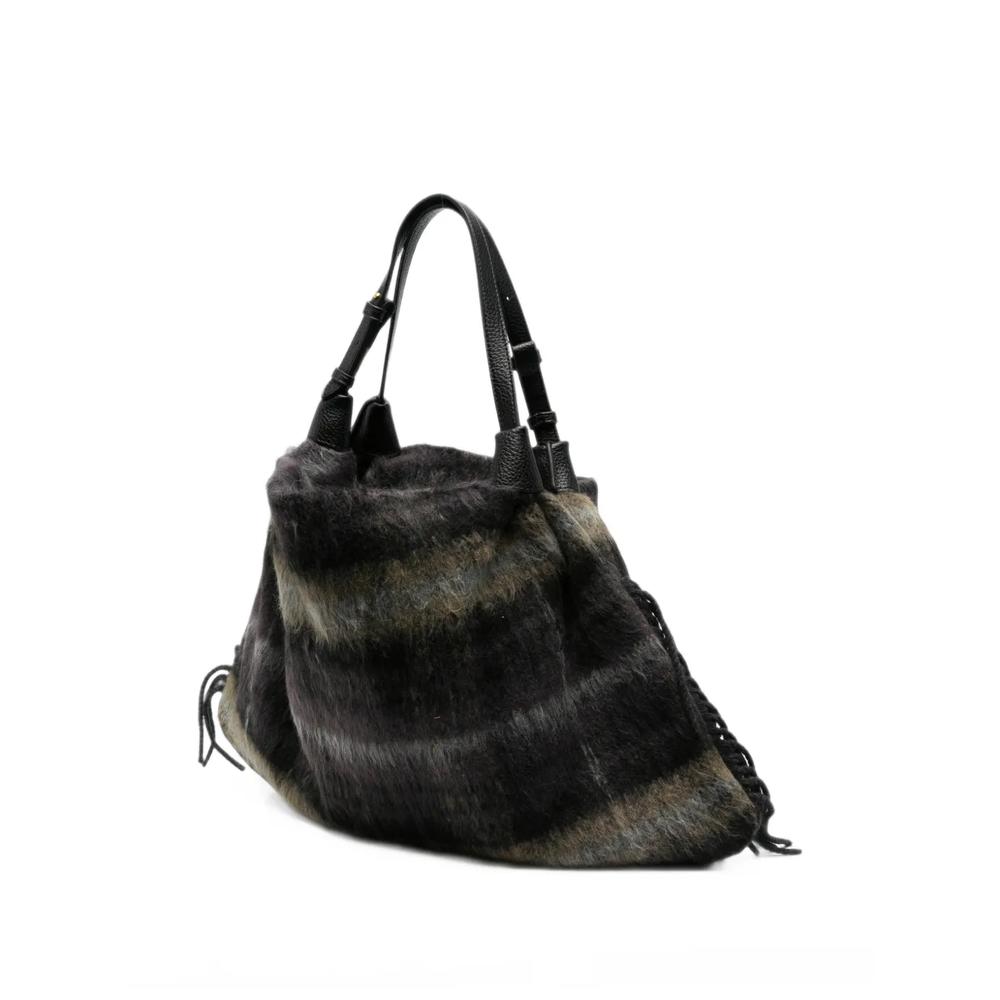 Kerala fringe-trimmed tote bag 3