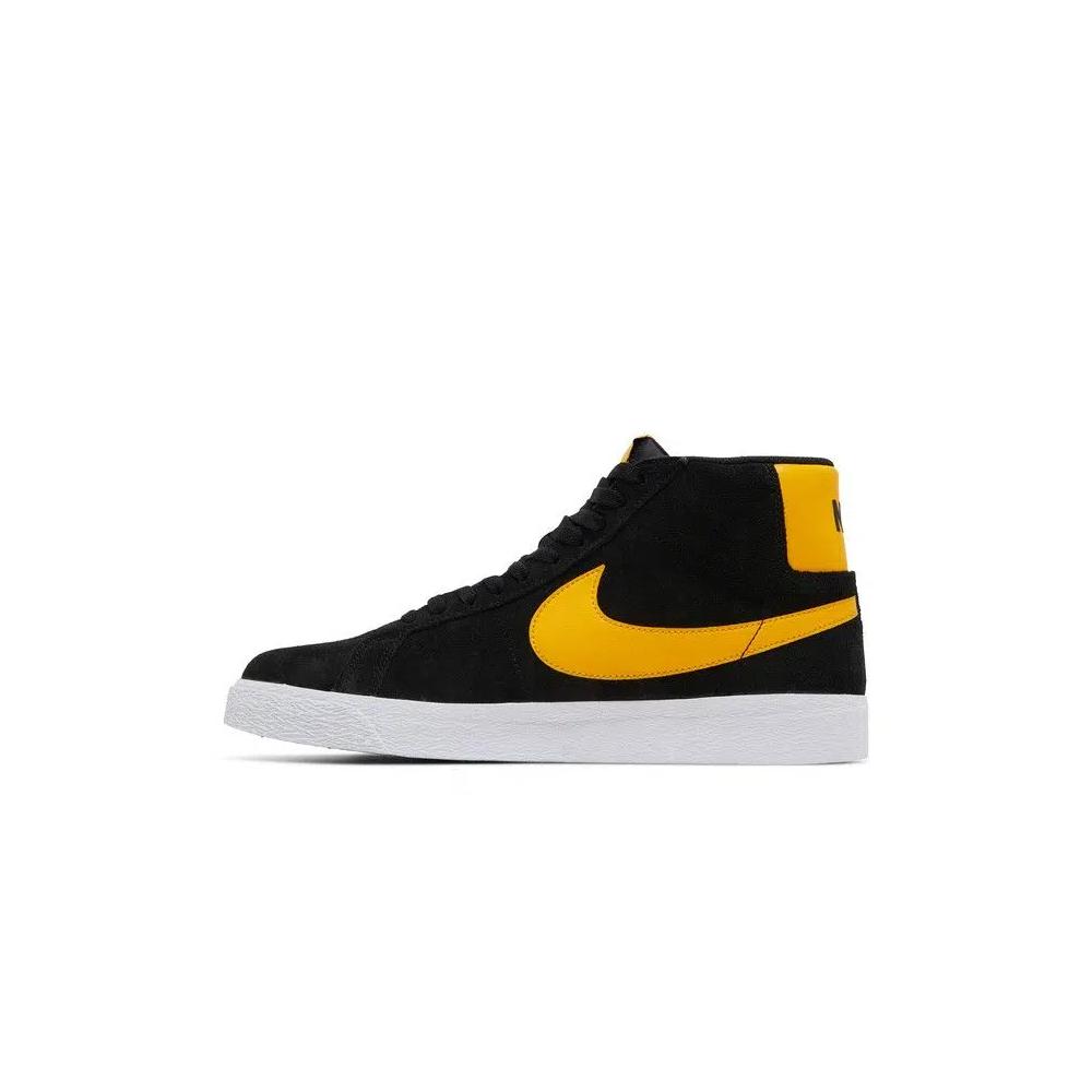 Кроссовки Nike Zoom Blazer Mid SB 'Black University Gold' 3