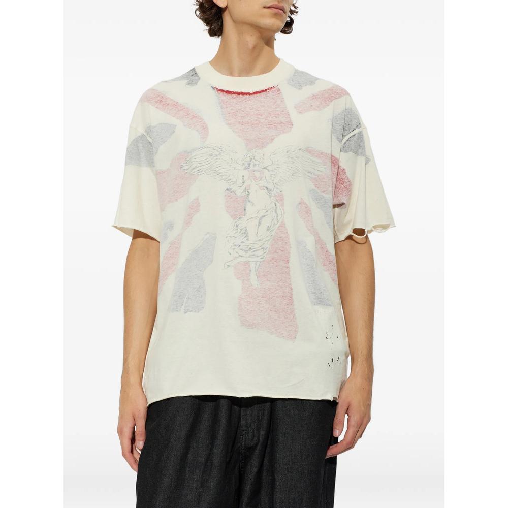 graphic-print distressed T-shirt 3
