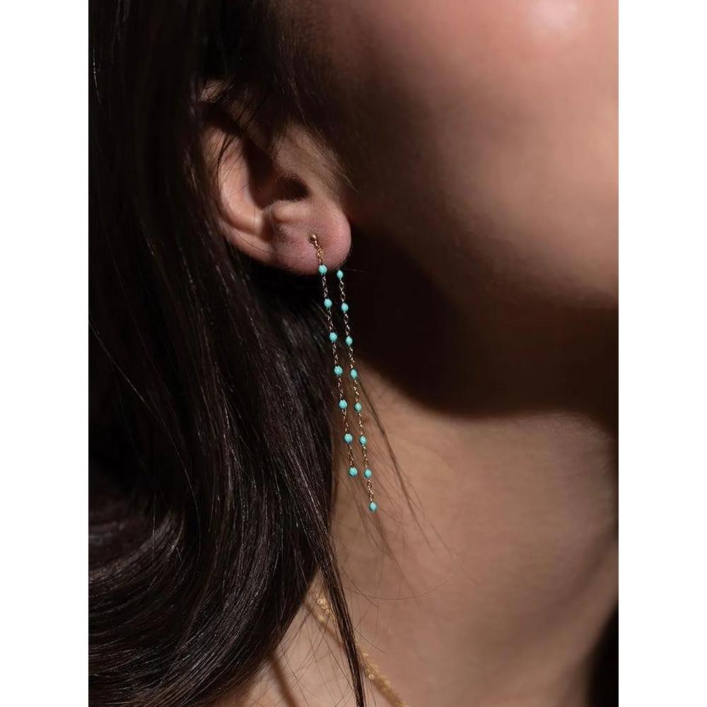 Серьги Classic Gigi из желтого золота 2